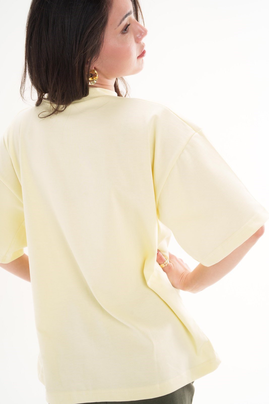 Tshirt Kalp Baskılı