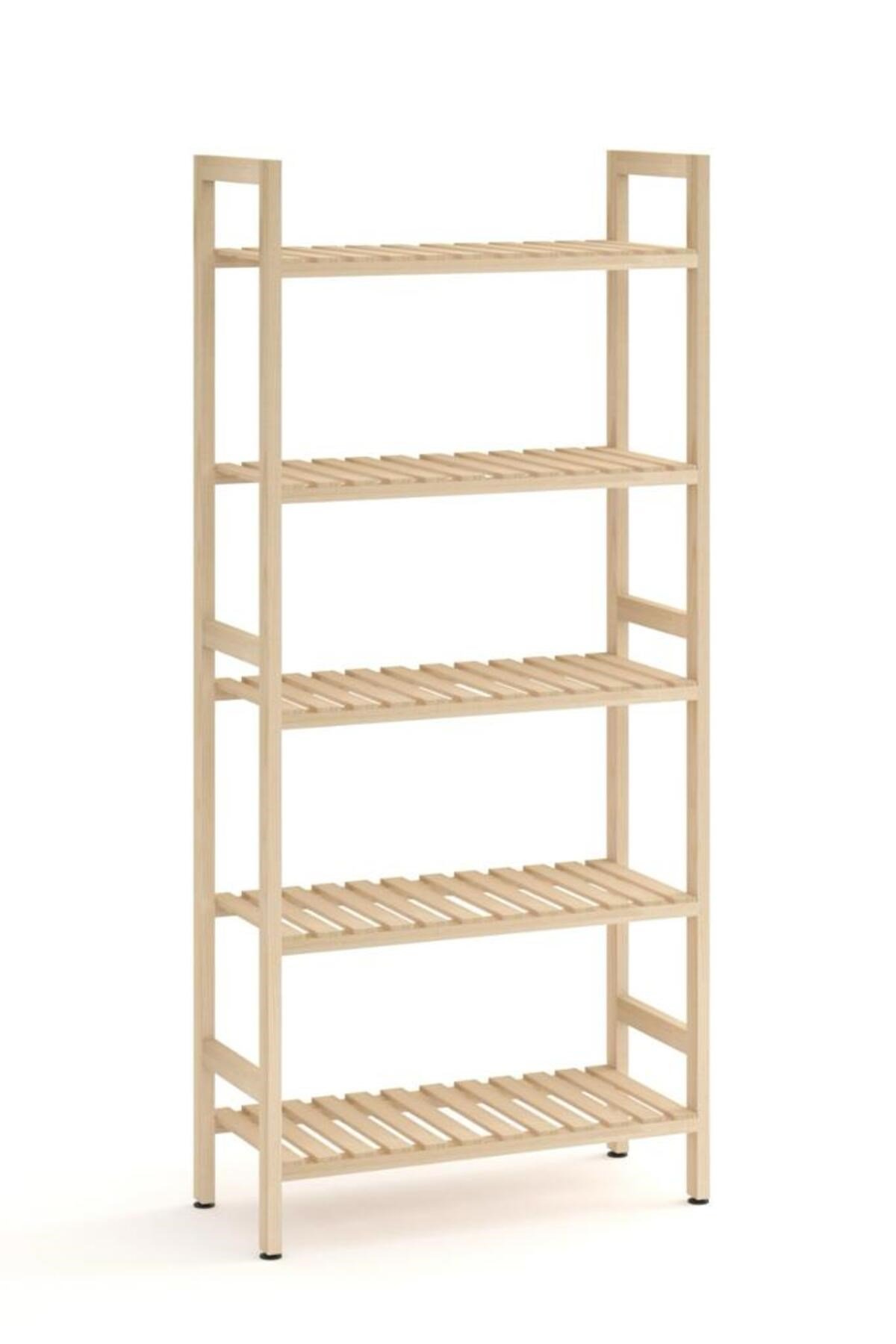 5 Katlı Ahşap Kitaplık 150*64*30