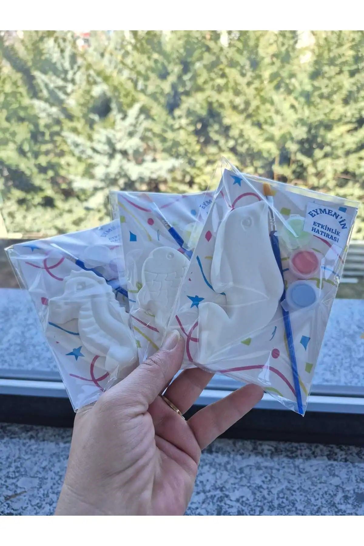 3'Lü Set/Boyayın Seti,Kendin Yap,Dıy,Doğum Günü Hediyesi, Tatil Hediyesi (5+5+5) 15 Adet