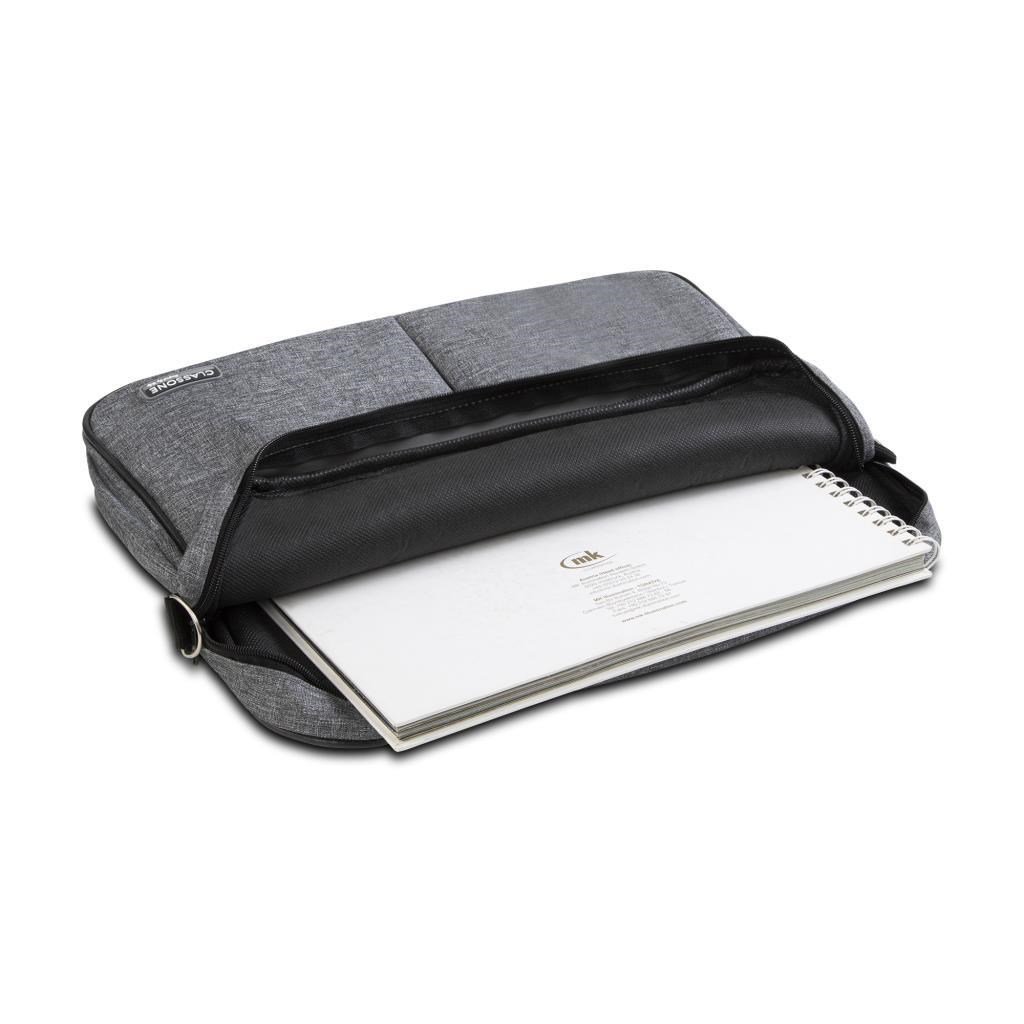 Classone BND304 El Çantası 15,6 inç WTX Pro Su Geçirmez Kumaş Laptop Notebook Çantası-Gri