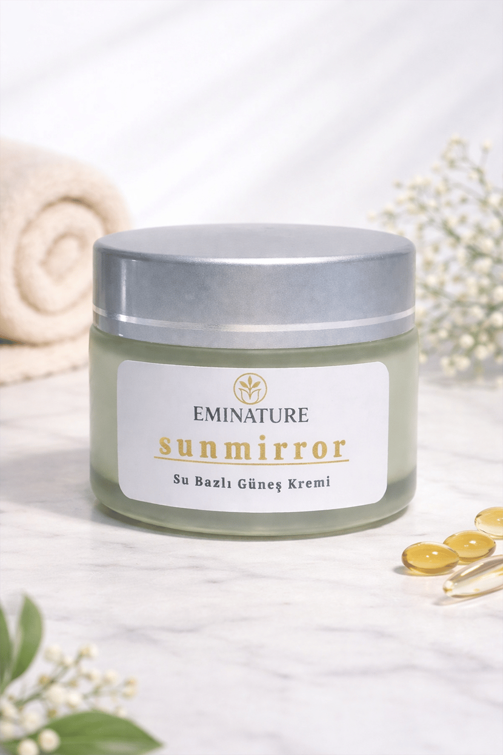 Sunmirror Su Bazlı Doğal Güneş Kremi SPF+