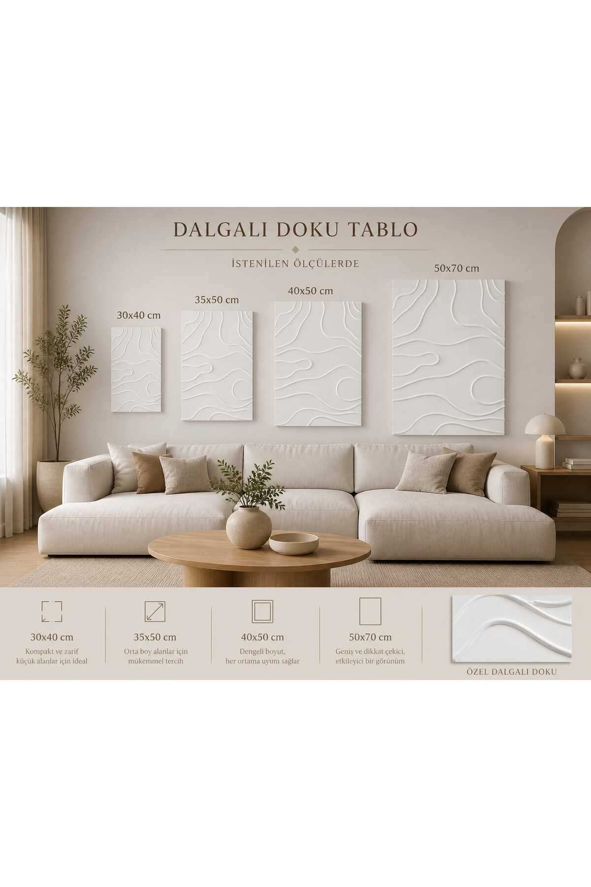 Bohem Soyut Dokulu Tablo