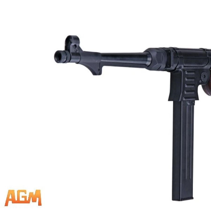 AGM MP-007 MP40 SMG WOOD & Replika Ağaç WWII Klasik AEG Airsoft Tüfek