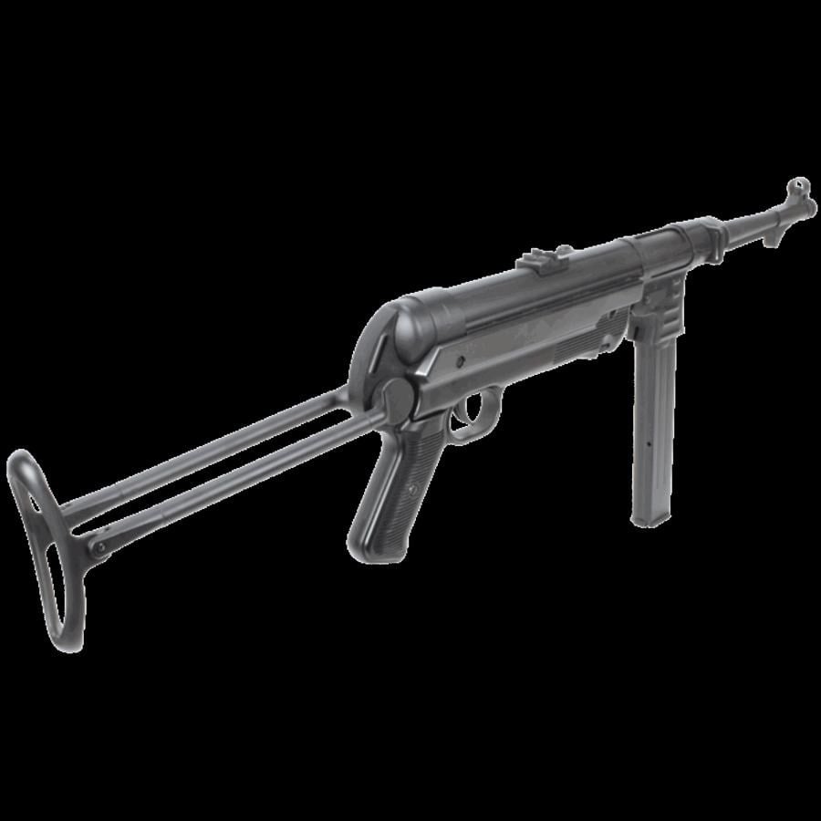 AGM MP007 MP40 SIYAH WWII Klasik Full Metal SMG AEG Airsoft Tüfek