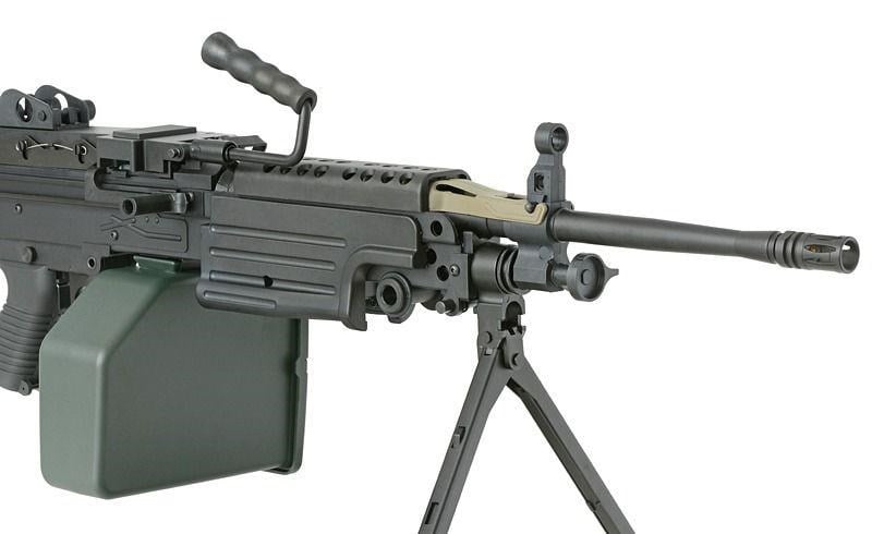 A&K FN Licensed M249 MKII Siyah Full Metal LMG AEG Airsoft Tüfek