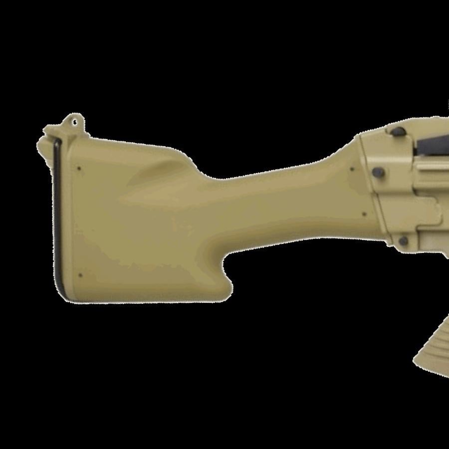 A&K M249-MK2 Full Metal AEG LMG Airsoft Tüfek - Tan (AK-M249-MK2-TAN-MTL)