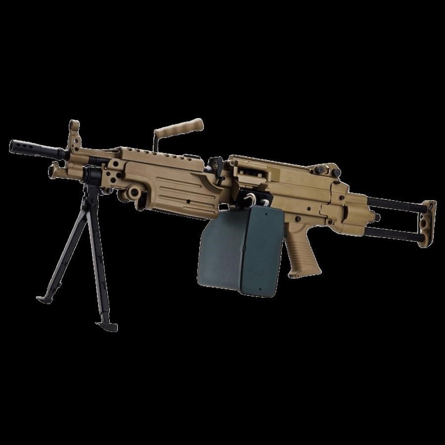 A&K M249-PARA Full Metal AEG Airsoft Tüfek - Tan (AK-M249-PARA-TAN-MTL)