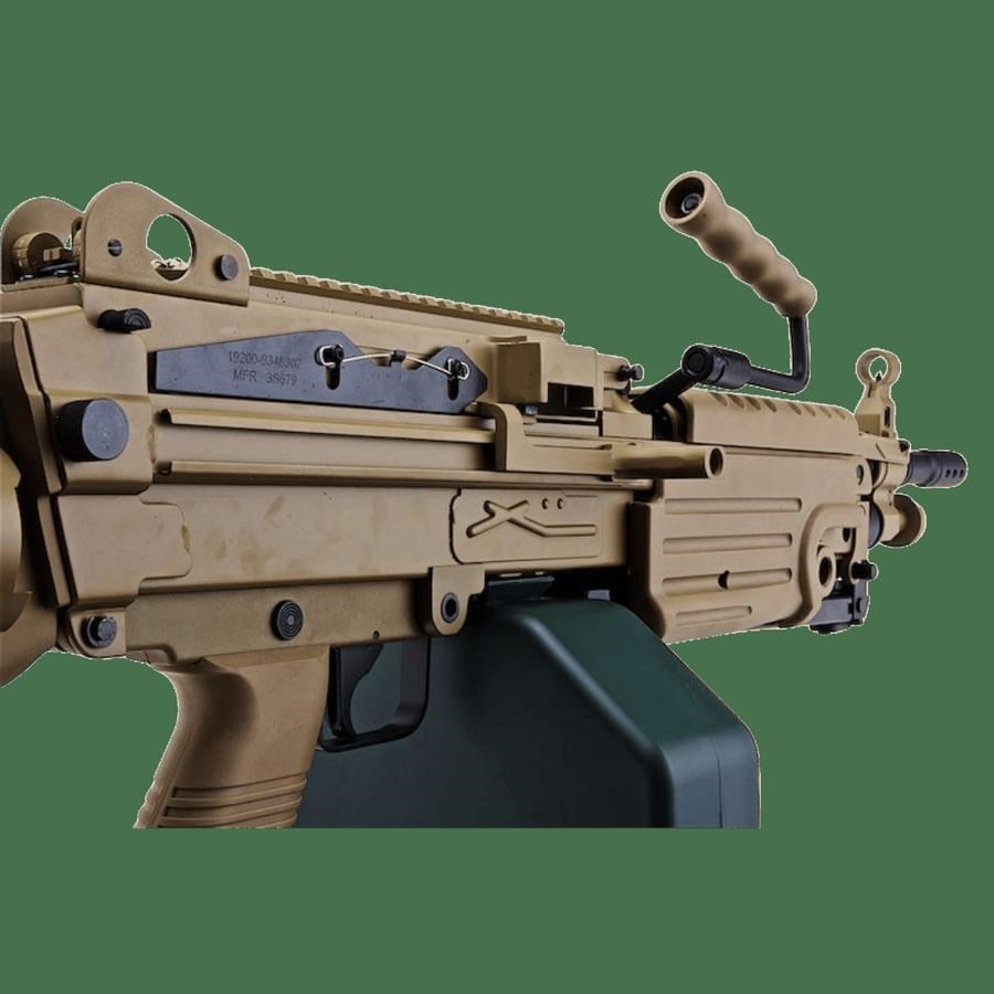 A&K M249-PARA Full Metal AEG Airsoft Tüfek - Tan (AK-M249-PARA-TAN-MTL)