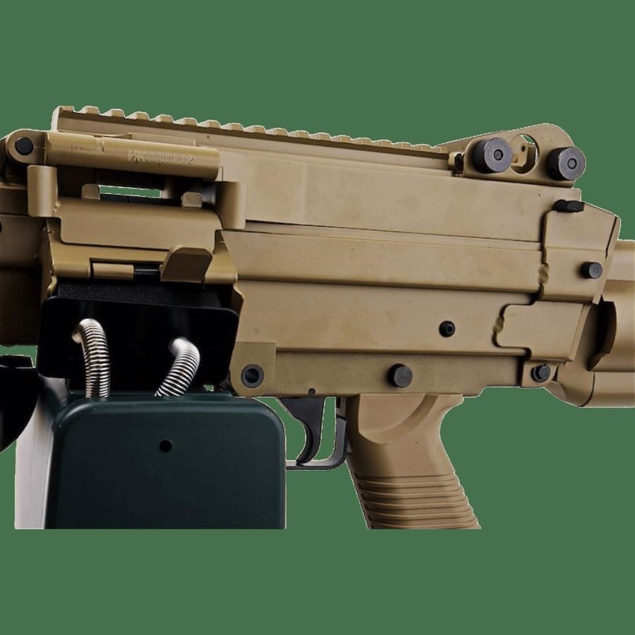 A&K M249-PARA Full Metal AEG Airsoft Tüfek - Tan (AK-M249-PARA-TAN-MTL)
