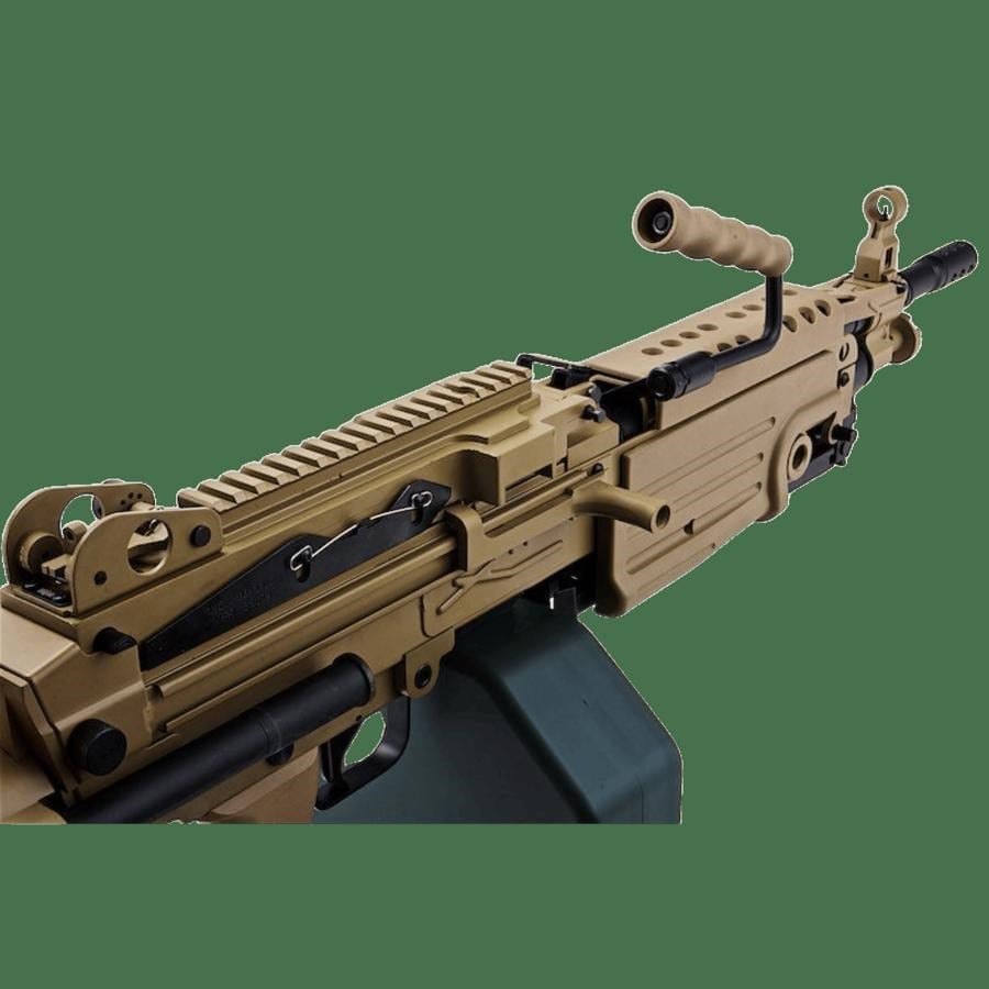 A&K M249-PARA Full Metal AEG Airsoft Tüfek - Tan (AK-M249-PARA-TAN-MTL)