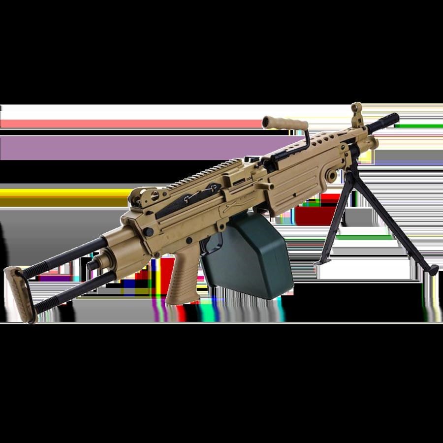 A&K M249-PARA Full Metal AEG Airsoft Tüfek - Tan (AK-M249-PARA-TAN-MTL)