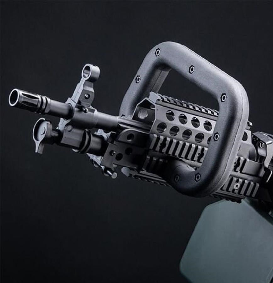 A&K Mugen M249 MK46 SAW LMG Siyah AEG Airsoft Tüfek