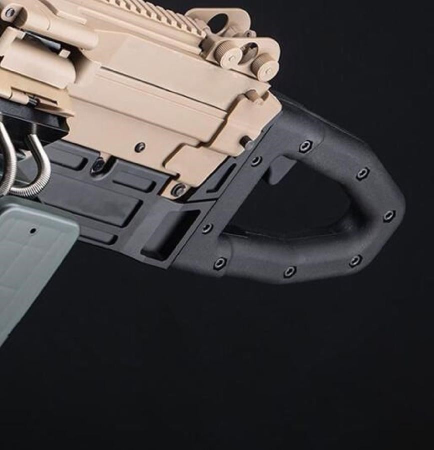 A&K Mugen M249 MK46 SAW LMG Tan AEG Airsoft Tüfek