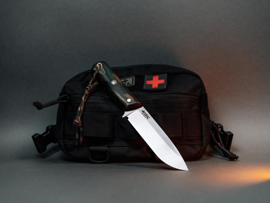 Ares - Kamuflaj Micarta Kabza