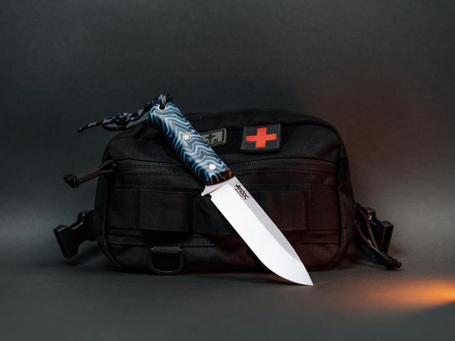Ares - Mavi Micarta Kabza