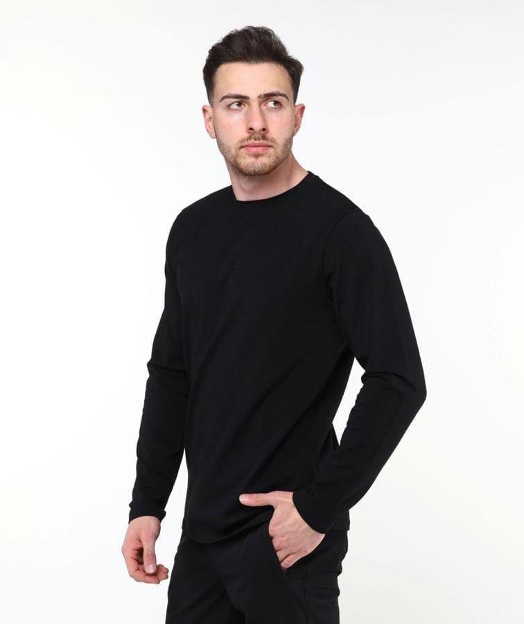 Ares Uzun Kol T-Shirt / Siyah