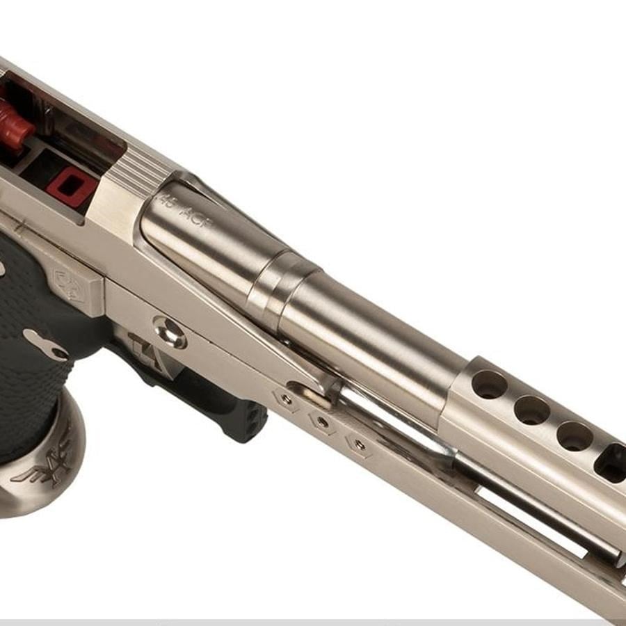 AW HX2201 Gold Standard IPSC Turnuva Tabancası Airsoft - Gümüş