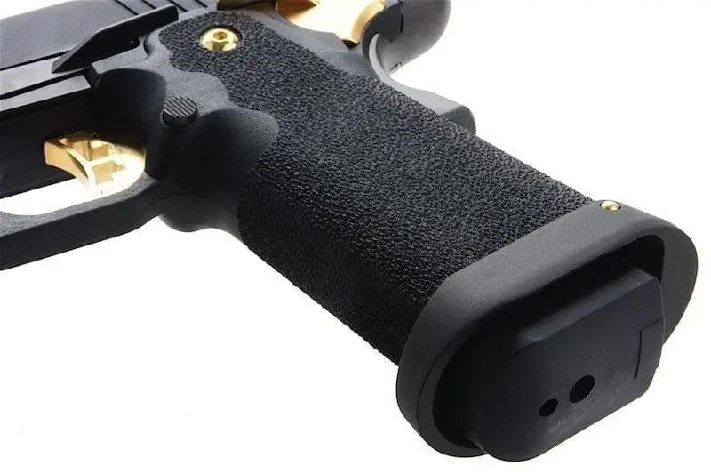 AW HX2711 4.3'' Hi-Capa Slide Cut Compact Black & Gold GBB Airsoft Tabanca