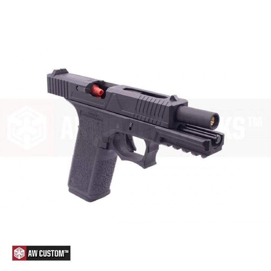 AW VX8300 Glock 18 Agency Full Auto Siyah GBB Airsoft Tabanca