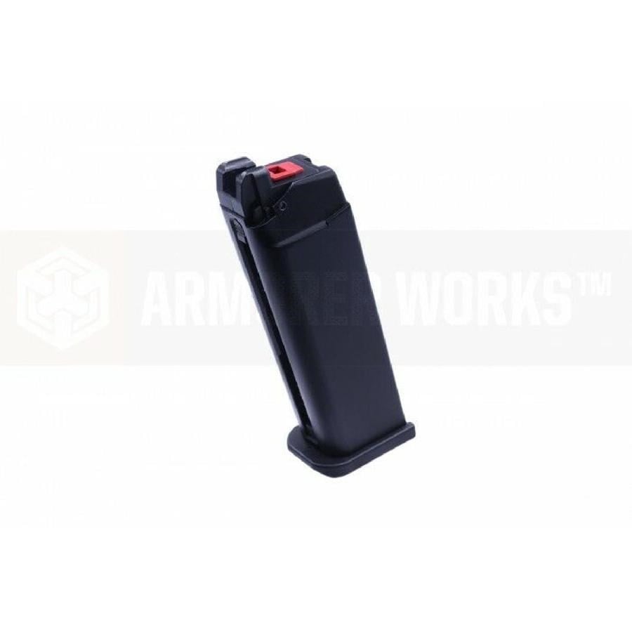 Cybergun AW Glock17 DEADPOOL VX7302 GBB Airsoft Tabanca - KIRMIZI