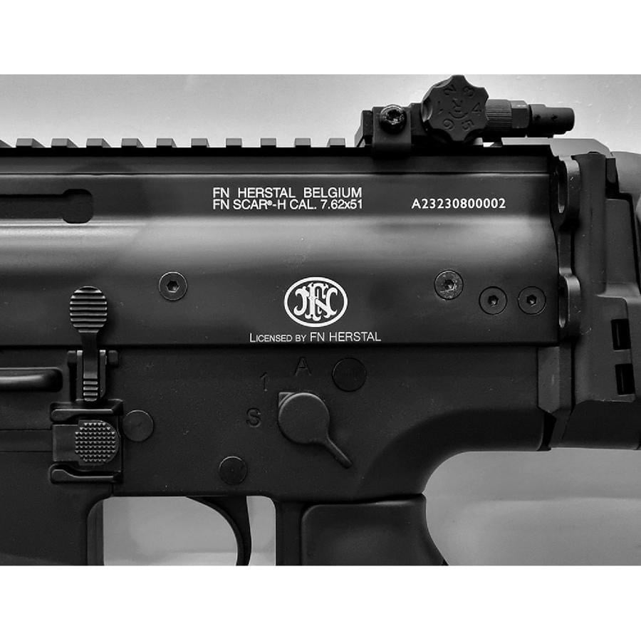 CYBERGUN F&N Lisanslı SCAR-H /MK17 BLACK GasBlowback Airsoft GBB Tüfek Siyah