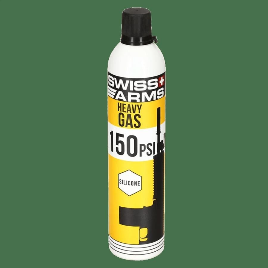Cybergun Swiss Arms Silikonlu 150PSI / 760 ml Airsoft Heavy Gas - Sarı Şişe