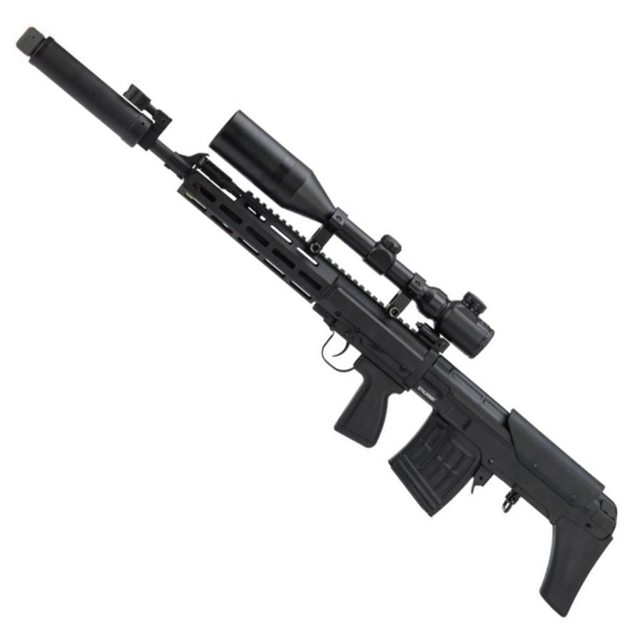 CYMA SVU Dragunov M-Lok Handguard Sniper Siyah AEG Airsoft Tüfek