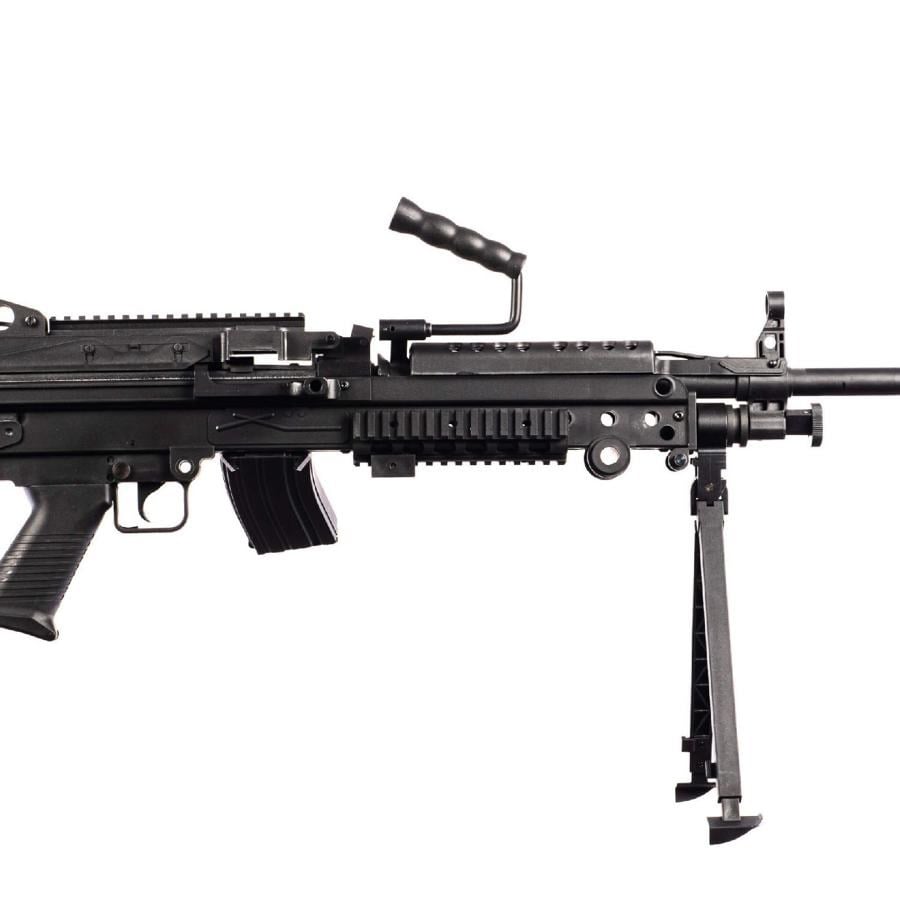 DBOYS M249 MK2 SAW LMG Siyah AEG Airsoft Tufek