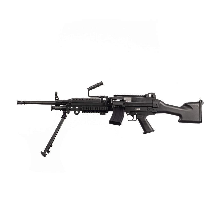 DBOYS M249 MK2 SAW LMG Siyah AEG Airsoft Tufek