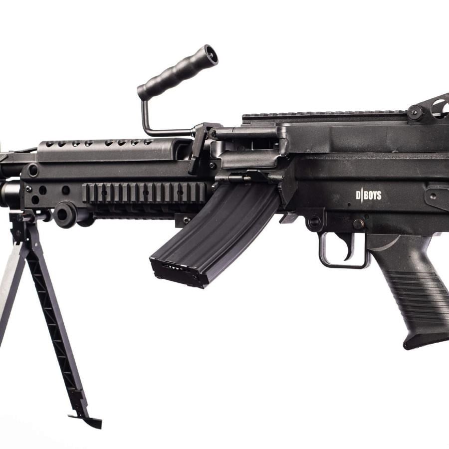 DBOYS M249 PARA LMG Hafif Makinalı Airsoft Tufek Siyah (1891)