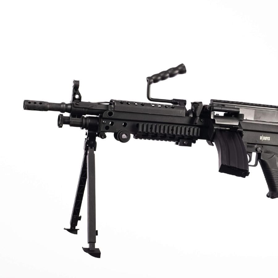 DBOYS M249 PARA LMG Hafif Makinalı Airsoft Tufek Siyah (1891)
