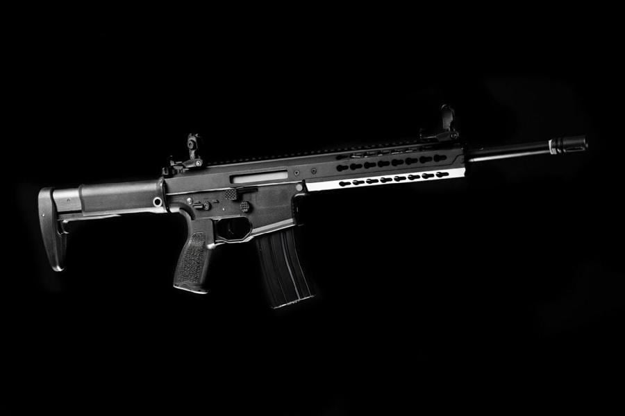 DBOYS M4 10'' L-Type Metal KeyMod Siyah AEG Airsoft Tüfek