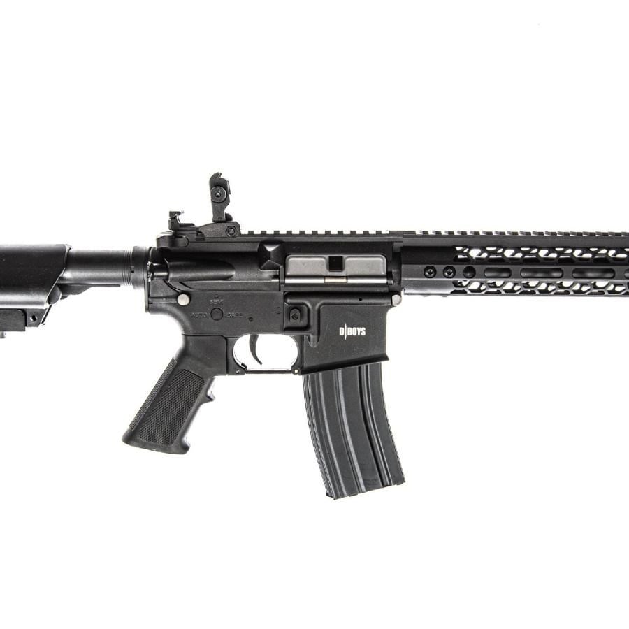 DBOYS M4 12.5'' Hex Long Polimer Siyah AEG Airsoft Tüfek