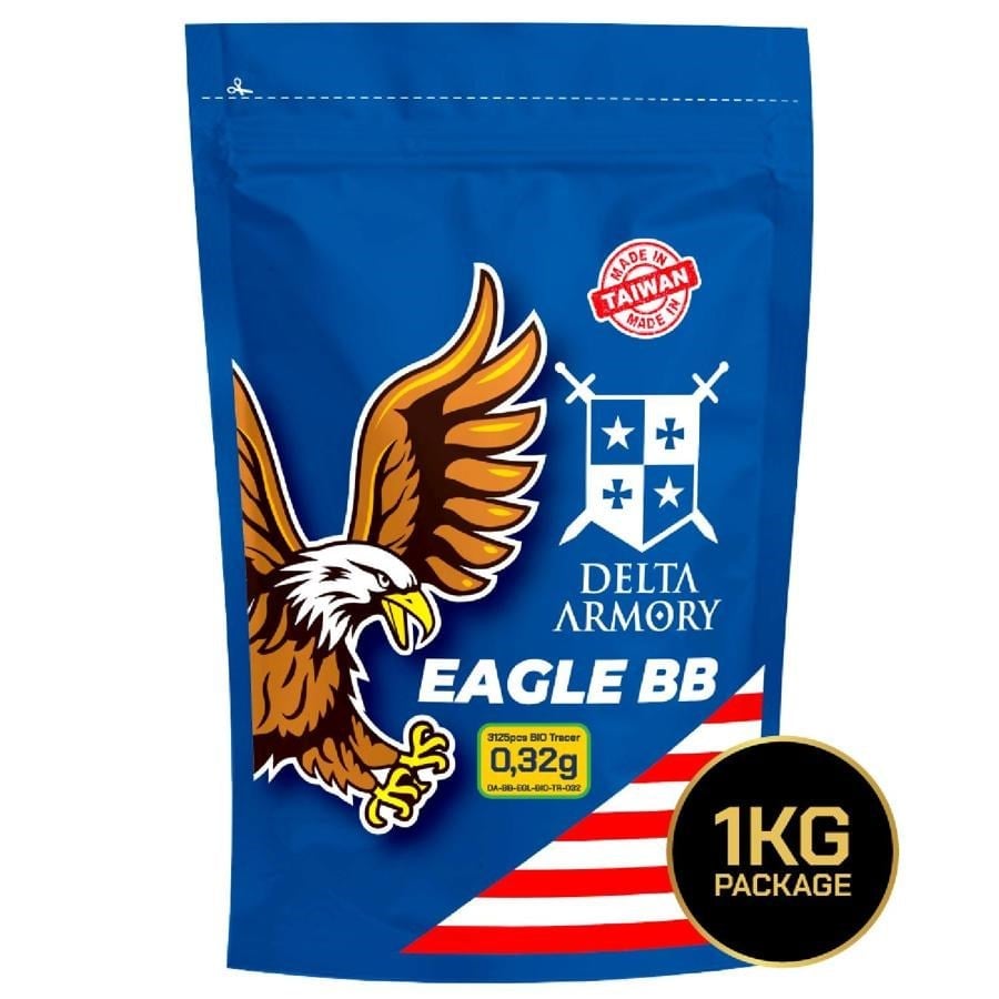 Delta Armory 0.32g AIRSOFT TRACER BB 3125Adet BIO EAGLE Serisi