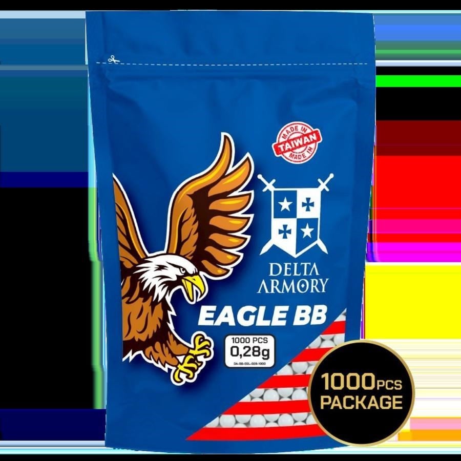 Delta Armory 0.28g AIRSOFT BB 1000Adet EAGLE Serisi (DA-BB-EGL-028-1000)