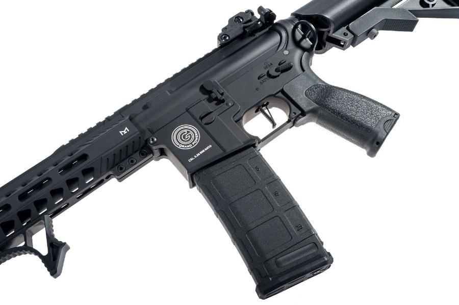 Delta Armory Grand Power AR15 13'' M-Lok ALPHA Siyah AEG Airsoft Tüfek / Pil Şarj Setli