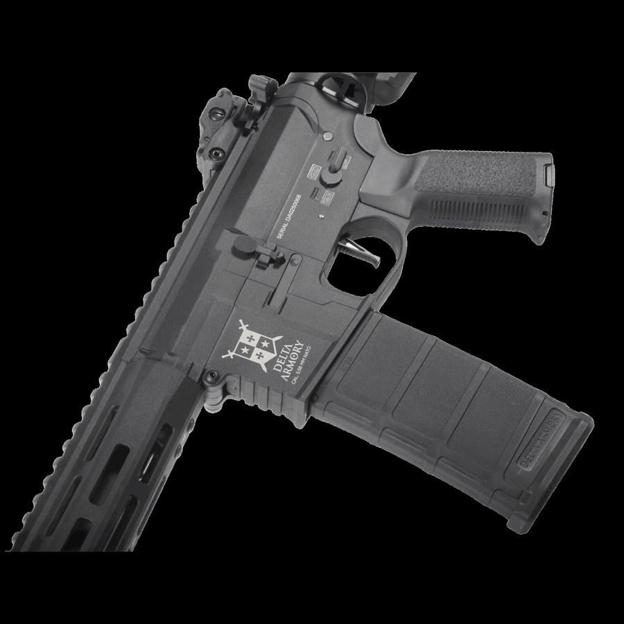 Delta Armory M4 AR15 M-LOK SilentOps 10'' Charlie Siyah Airsoft Tüfek SET DA-C11