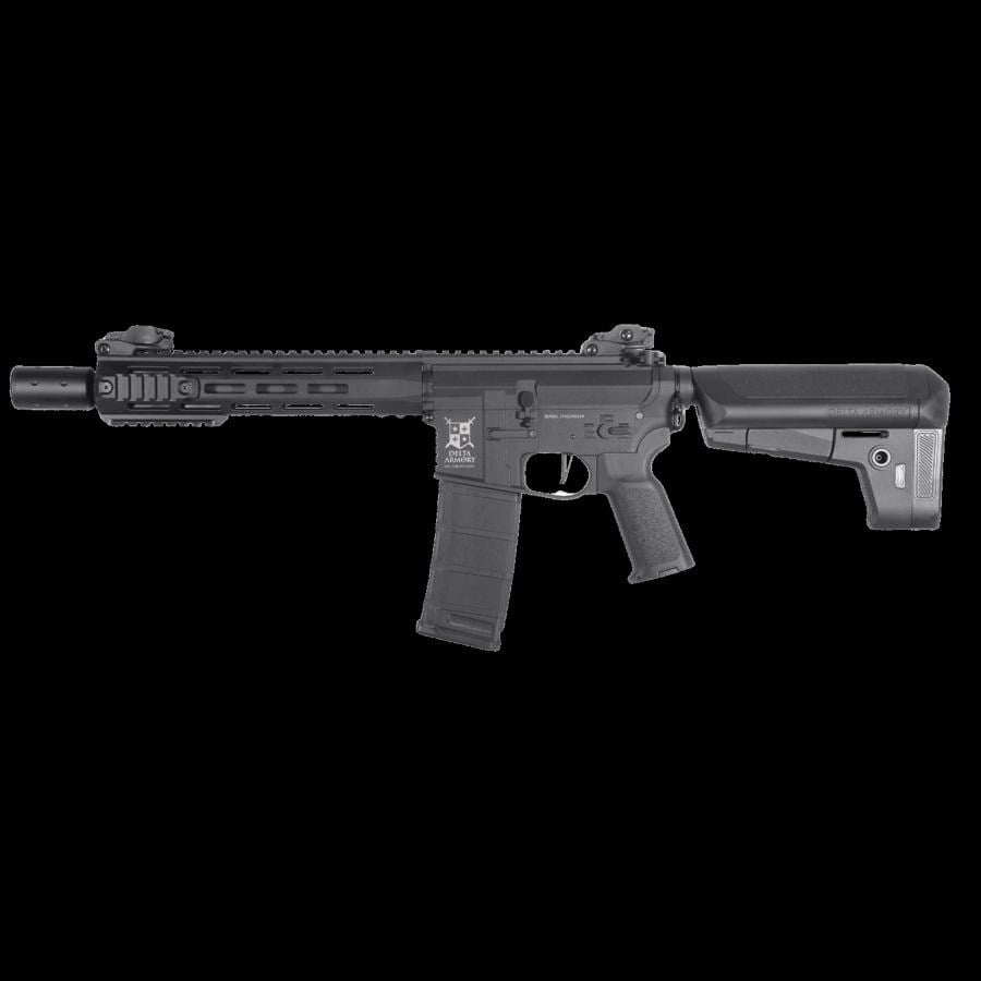 Delta Armory M4 AR15 M-LOK SilentOps 10'' Charlie Siyah Airsoft Tüfek SET DA-C11