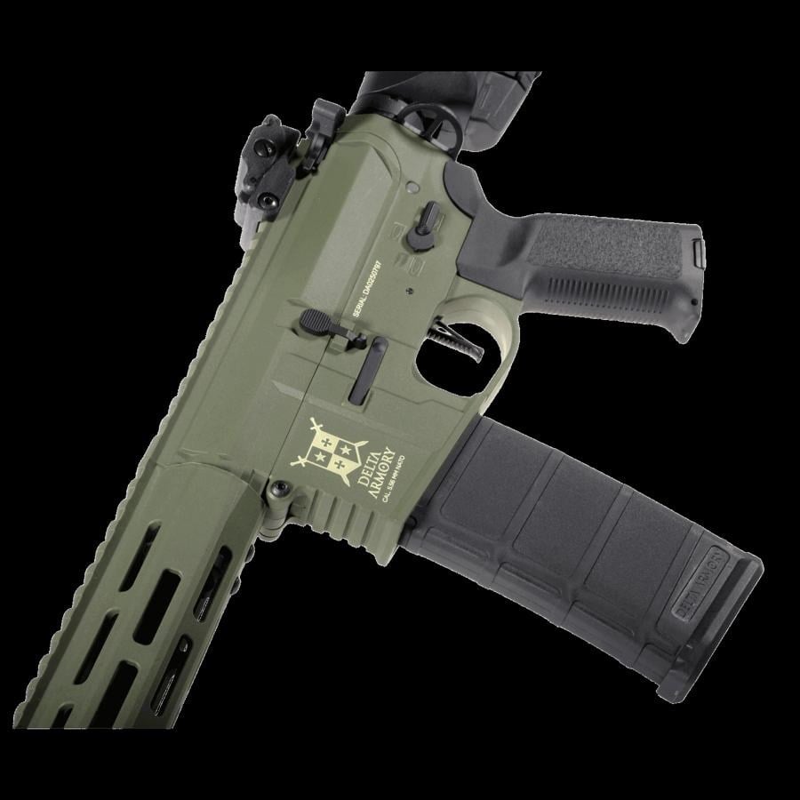 Delta Armory M4 AR15 M-LOK SilentOps 10'' Charlie HAKİ Airsoft Tüfek SET