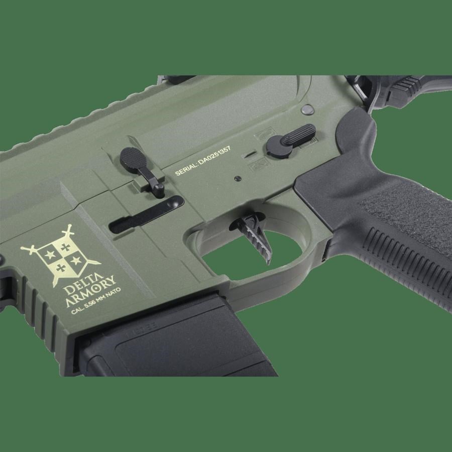Delta Armory M4 AR15 MLOK SilentOps 10'' Charlie EAGLE HAKİ DA-C11-OLV-EGL