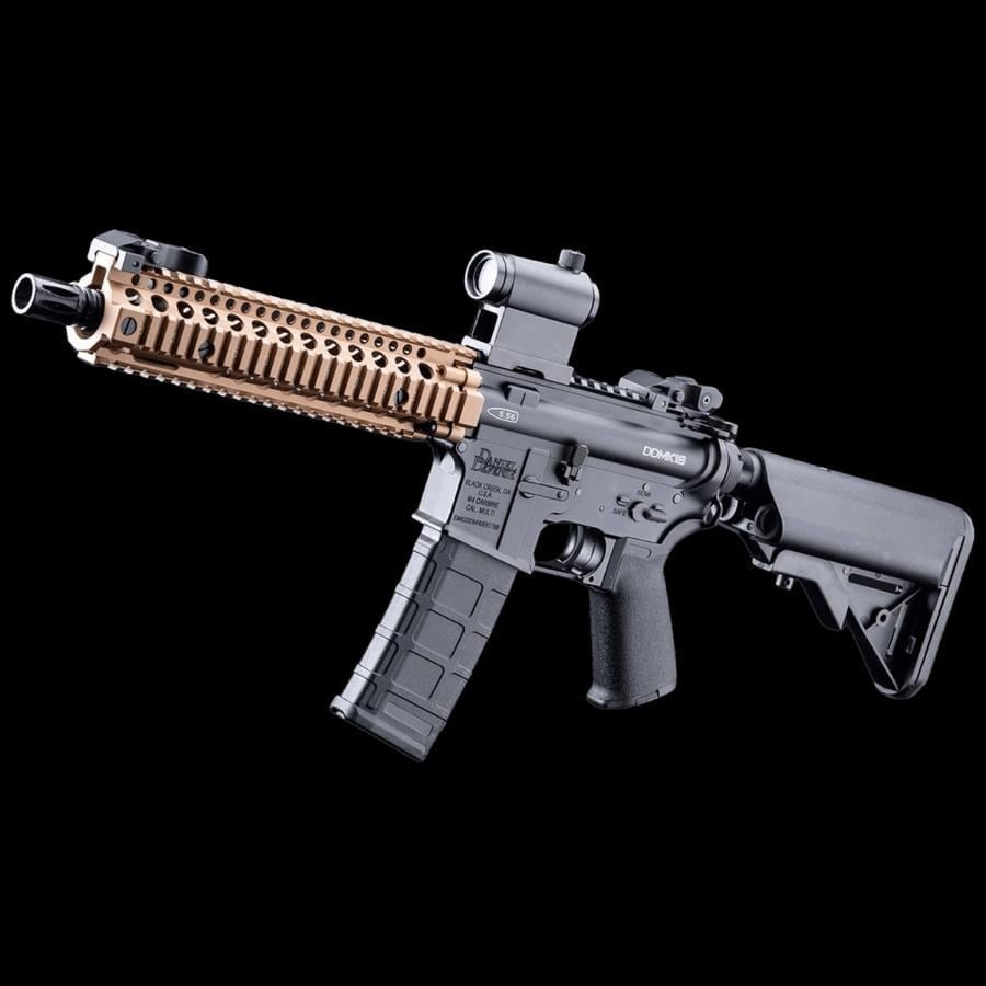 EMG CYMA Daniel Defense Lisanslı DDMK18 Black & Dark Earth Platinum QBS AEG Airsoft Tüfek