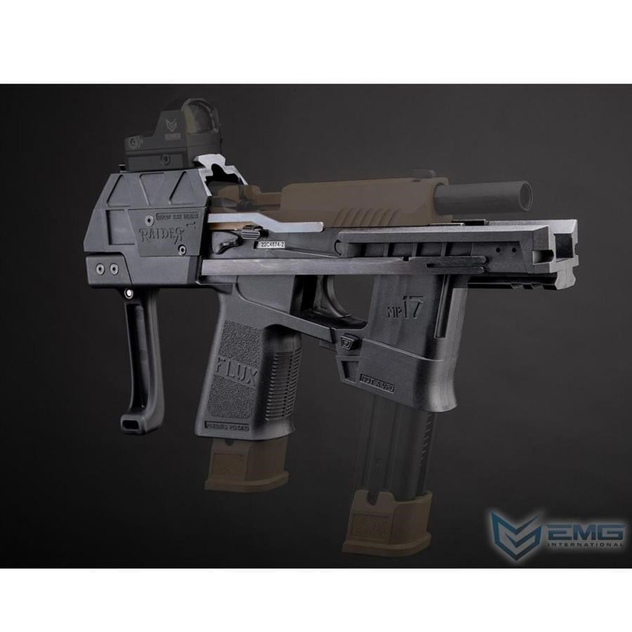 EMG Flux Defense Licensed Raider PDW Kit for SIG Sauer ProForce P320 M17 Gas Blowback Airsoft Pistols