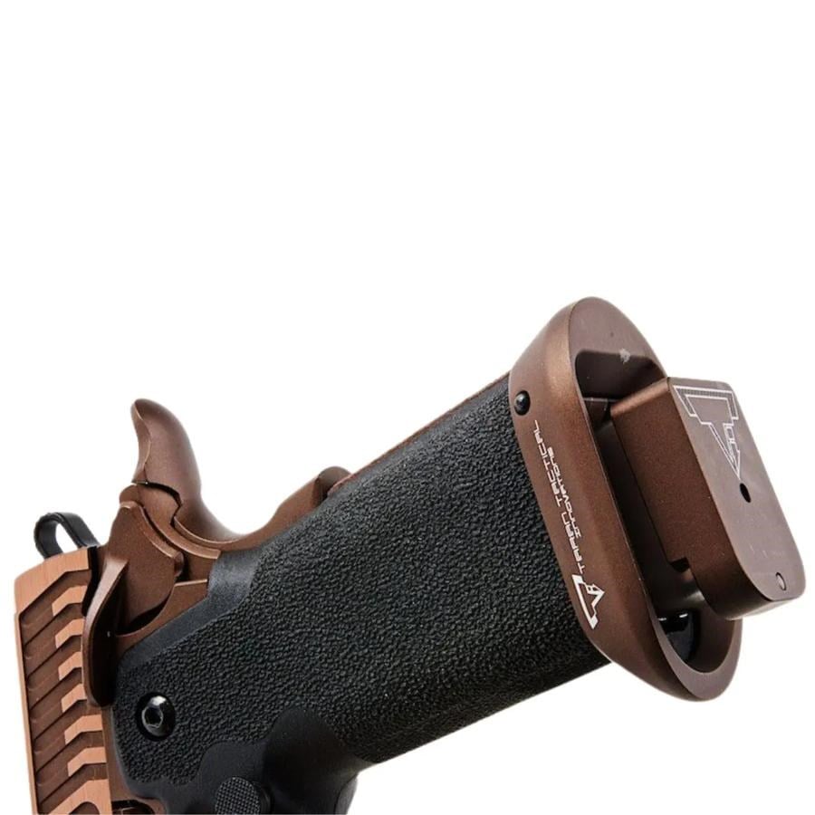 EMG Taran Tactical Innovations Lisanslı Sand Viper 2011 Hi-Capa John Wick 4 GBB Airsoft Tabanca
