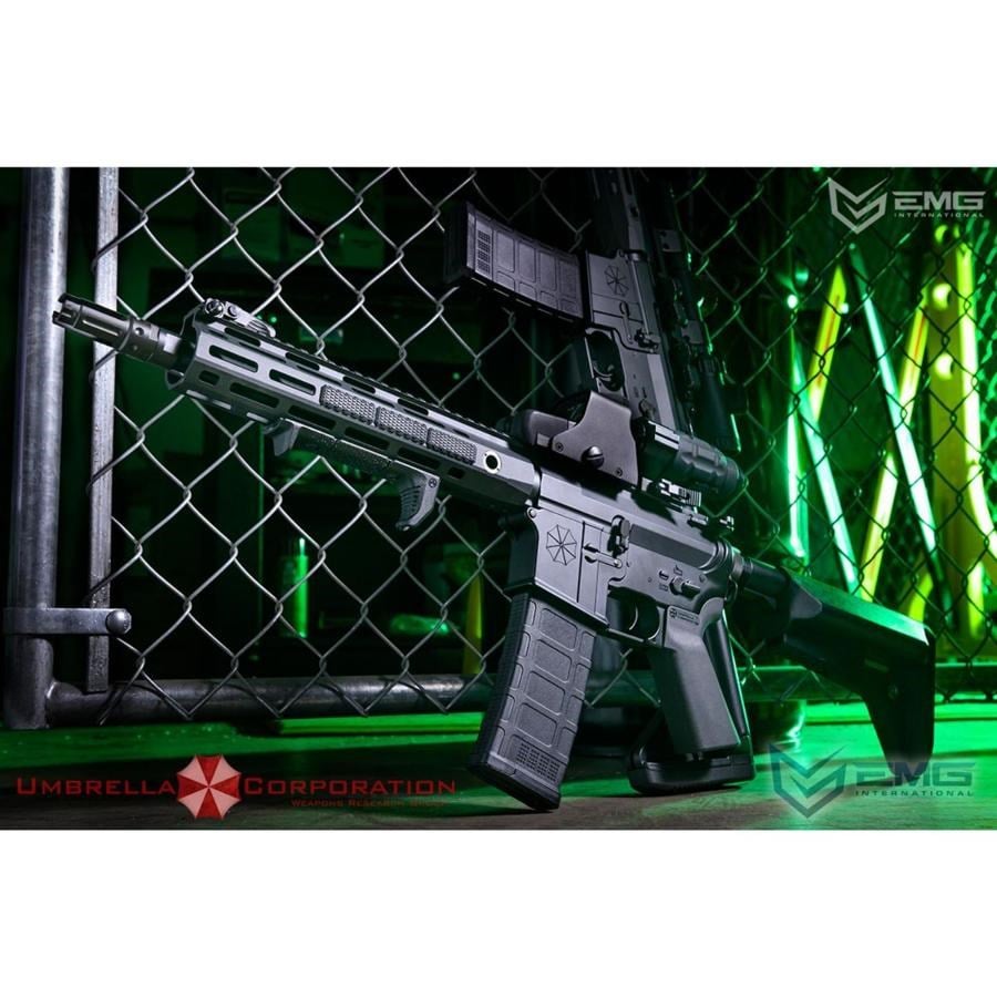EMG Umbrella Corpo M4 M-LOK Airsoft AEG Tüfek (Woodland /Carbine 400 FPS)