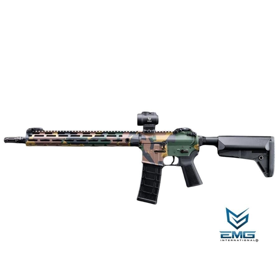 EMG Umbrella Corpo M4 M-LOK Airsoft AEG Tüfek (Woodland /Carbine 400 FPS)