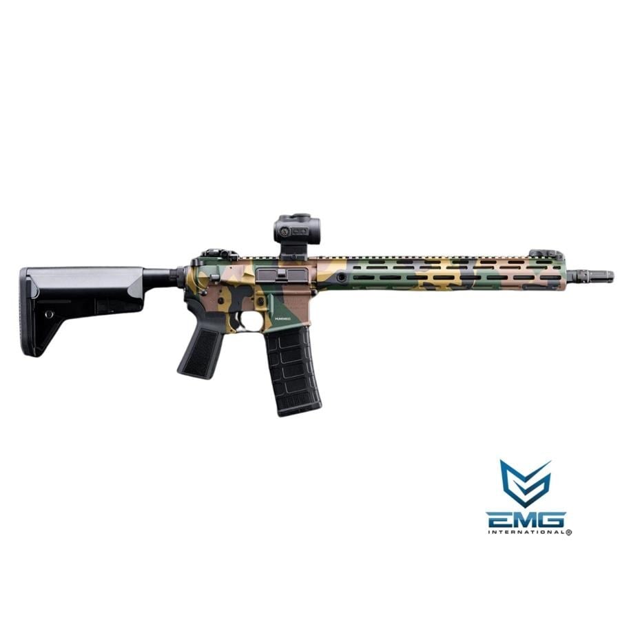 EMG Umbrella Corpo M4 M-LOK Airsoft AEG Tüfek (Woodland /Carbine 400 FPS)