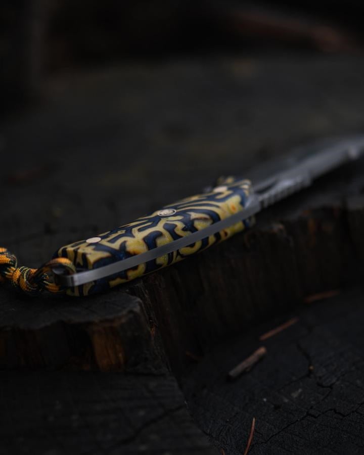Falcon - Sarı Micarta Kabza