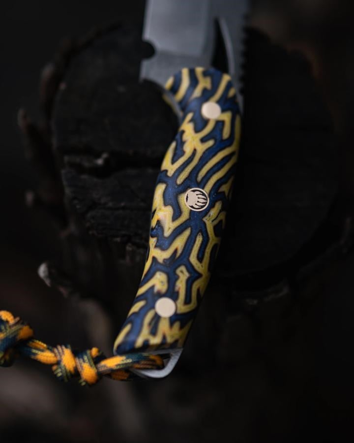 Falcon - Sarı Micarta Kabza