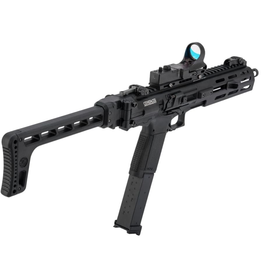 GuayGuay SMC-9 GasBlowback Carbine Black GBB Tüfek (GAS-SMC-9MM-BBB-UCM)