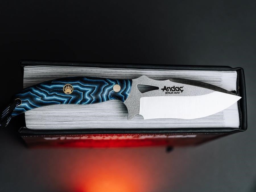 Hawk - Mavi Micarta Kabza